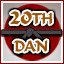 20th Dan Black Belt