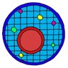Midway Trophy: Blue Bubble