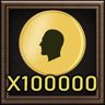 Hit heads 100000 times!