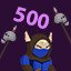 Kill 500 vikings with Olaf