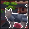 Find 1 cat samurai!