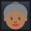 Old Woman - Medium-Dark Skin Tone