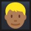 Blond-Haired Man - Medium-Dark Skin Tone