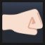 Right-Facing Fist - Light Skin Tone