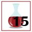 15 red potions collected.