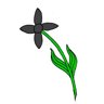 No Waypoint Trophy: Small Black Flower