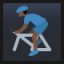 Person Biking - Dark Skin Tone