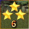 3 Stars on Level 6