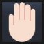 Raised Back of Hand - Light Skin Tone