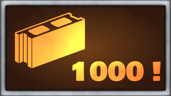 1000 blocks!