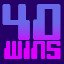 40 Wins in the bag
