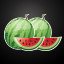 A pair of melons