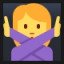 Woman Gesturing No
