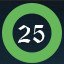 25 levels successful