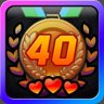 Get three heart in stage40