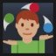 Man Juggling - Medium Skin Tone