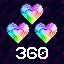 360 Radiant Medals!