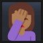 Person Facepalming - Medium-Dark Skin Tone