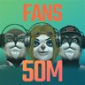 Fans count: 50M