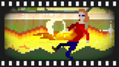You got hit by a smooth golden bar!