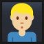 Man Pouting - Medium-Light Skin Tone