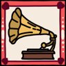 A gramophone
