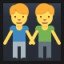 Two Men Holding Hands