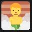 Man in Steamy Room