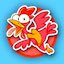 Red chicken