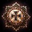 German Cross In Gold With Diamonds
