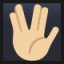 Vulcan Salute - Medium-Light Skin Tone
