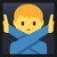 Man Gesturing No