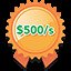 Reach a 500 rate per second