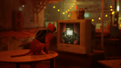 Télé à chat