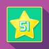 Get 51 stars (square grid)
