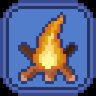 Extinguished the campfire!