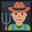 Man Farmer - Medium Skin Tone