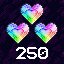 250 Radiant Medals!