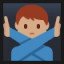 Man Gesturing No - Medium Skin Tone