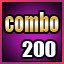 達到200連擊！