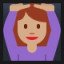 Woman Gesturing OK - Medium Skin Tone