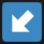 Down-Left Arrow