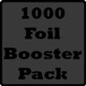Opened 1000 Foil Booster Pack