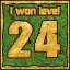 Сongratulations you won the level 24