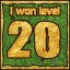 Сongratulations you won the level 20