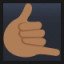 Call Me Hand - Medium-Dark Skin Tone