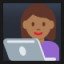 Woman Technologist - Medium-Dark Skin Tone