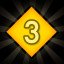 World 3 Yellow Stars