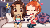 Joan Flute Chibi scene