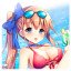 Anime girl in swimsuit #3